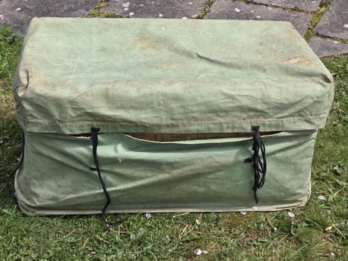 Vintage wicker luggage basket - vintage,
