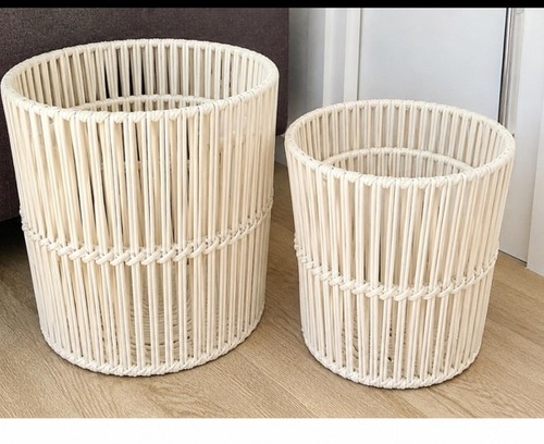 Set beige rattan storage - rattan,