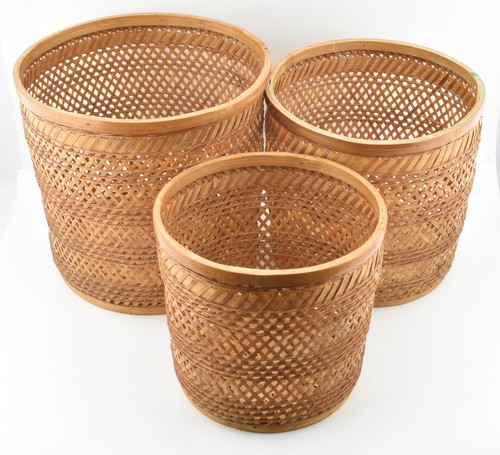 Vtg nesting wicker - nesting, rattan