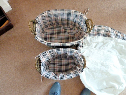 Set storage wicker - storage,