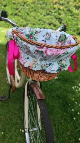 Front wicker basket - basket, +