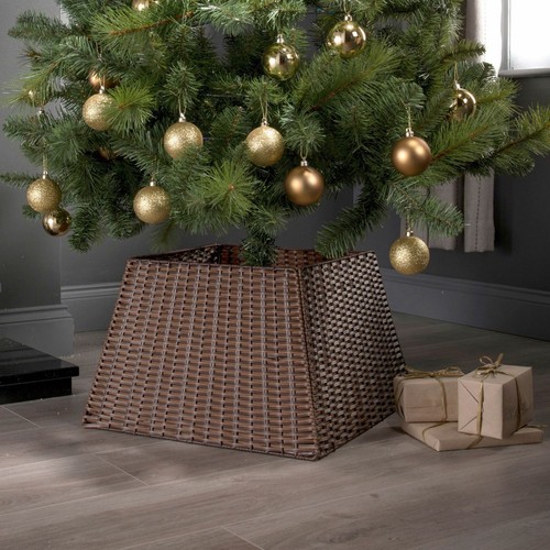 Rattan wicker skirt - wicker, stand