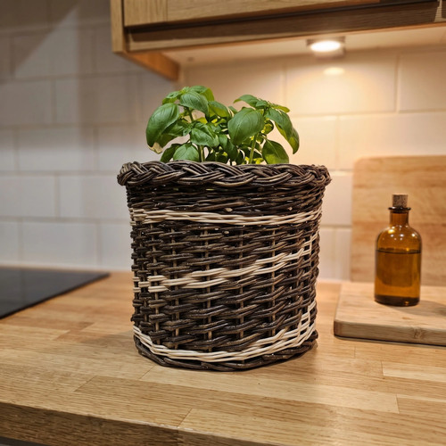 Indoor planter basket handmade - indoor,