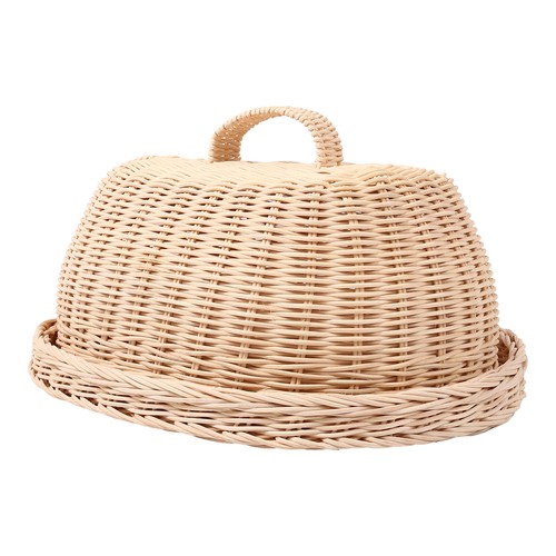 Rattan storage tray with - rattan,