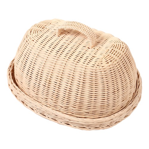 Rattan storage tray - rattan,