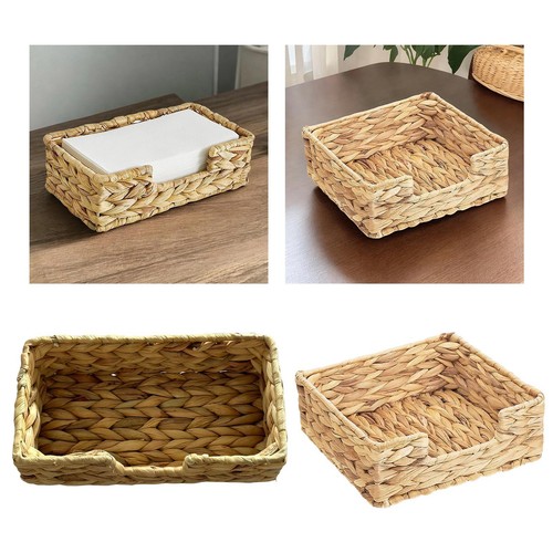 Wicker woven basket organizer - wicker,