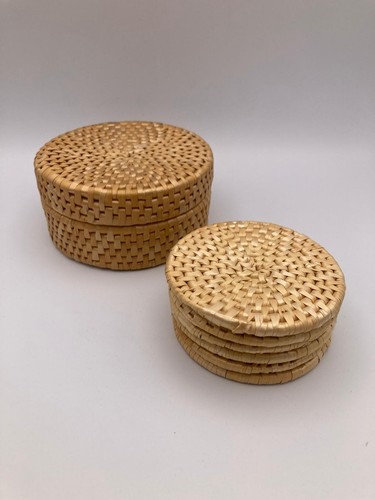 Vintage set wicker - 6,